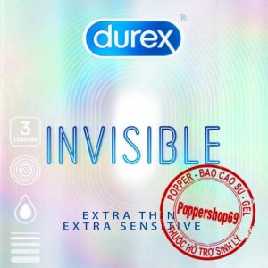 Bao Cao Su Durex Invisible 3 cai