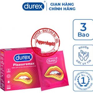 bao cao su Durex Pleasuremax 3 cai