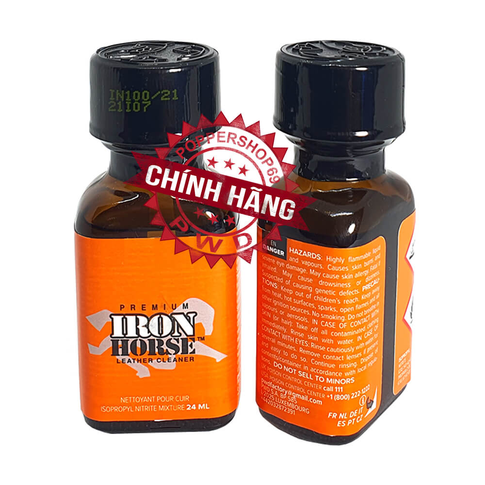 Poppers Iron Horse Pwd Chinh Hang 24ml Popper Iron Horse Pwd Chính Hãng 24ml