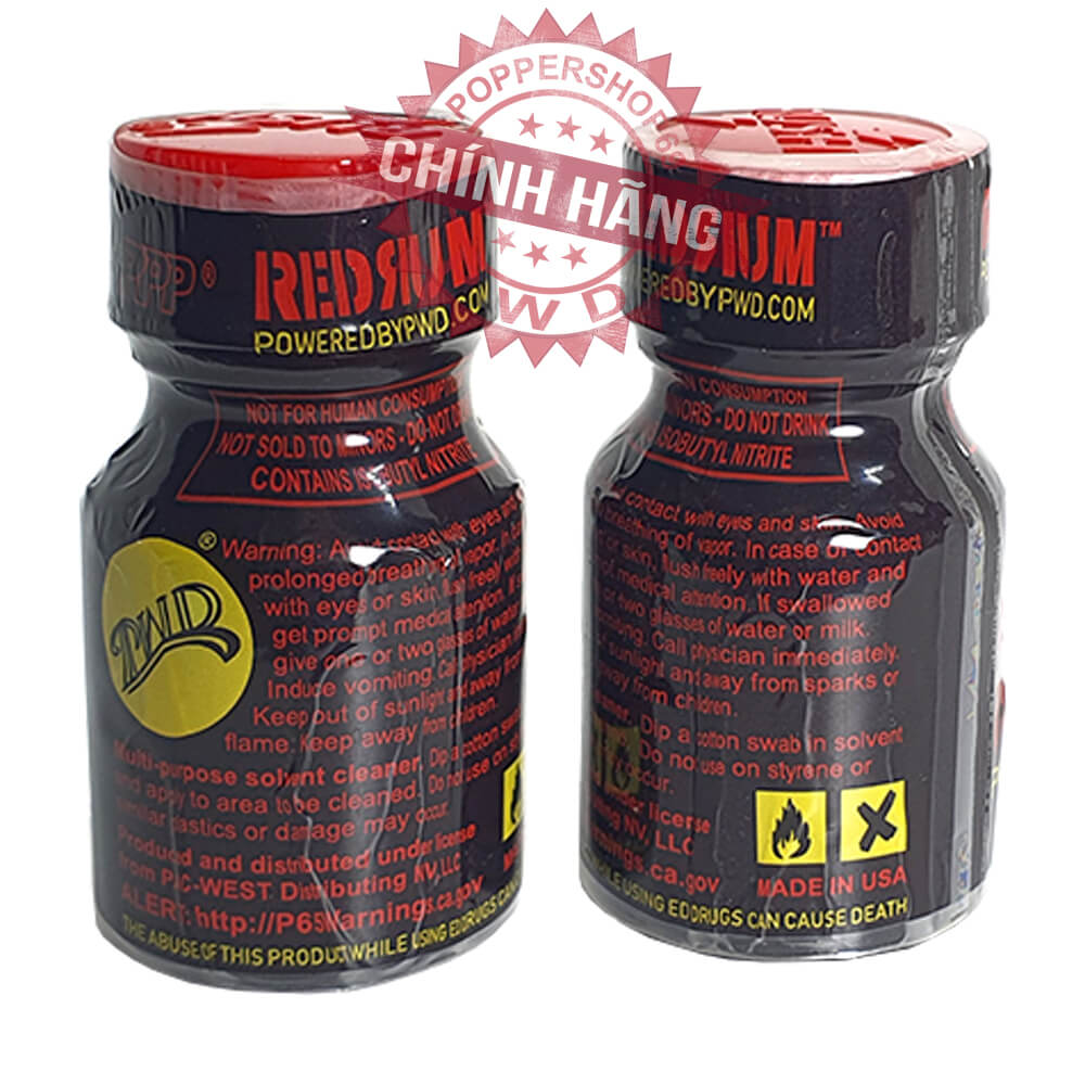 Poppers REDRUM Chinh Hang Pwd Usa 10ml Popper REDRUM Chính Hãng Pwd Usa 10ml