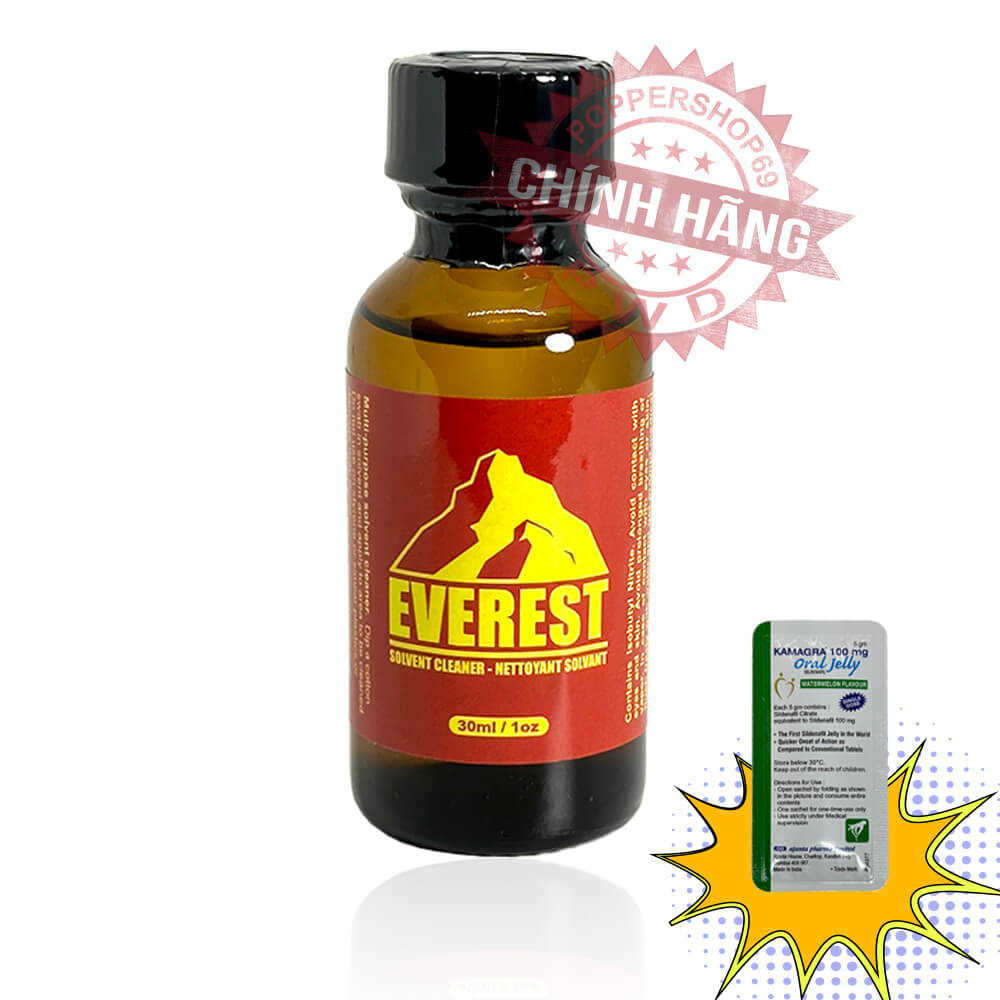 Popper Everest RED Chinh Hang Usa 30ml Popper Everest RED Chính Hãng Usa 30ml